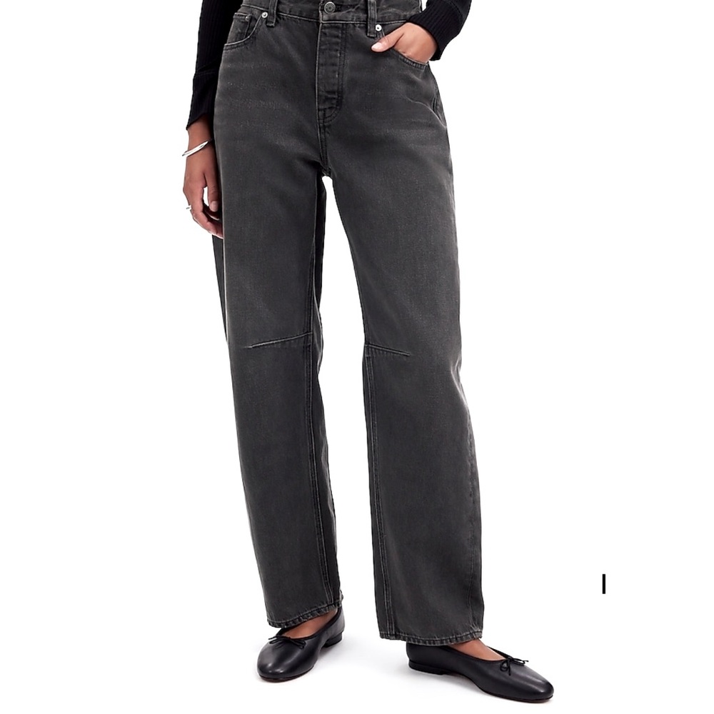 Madewell Darted Barrel Leg Jean